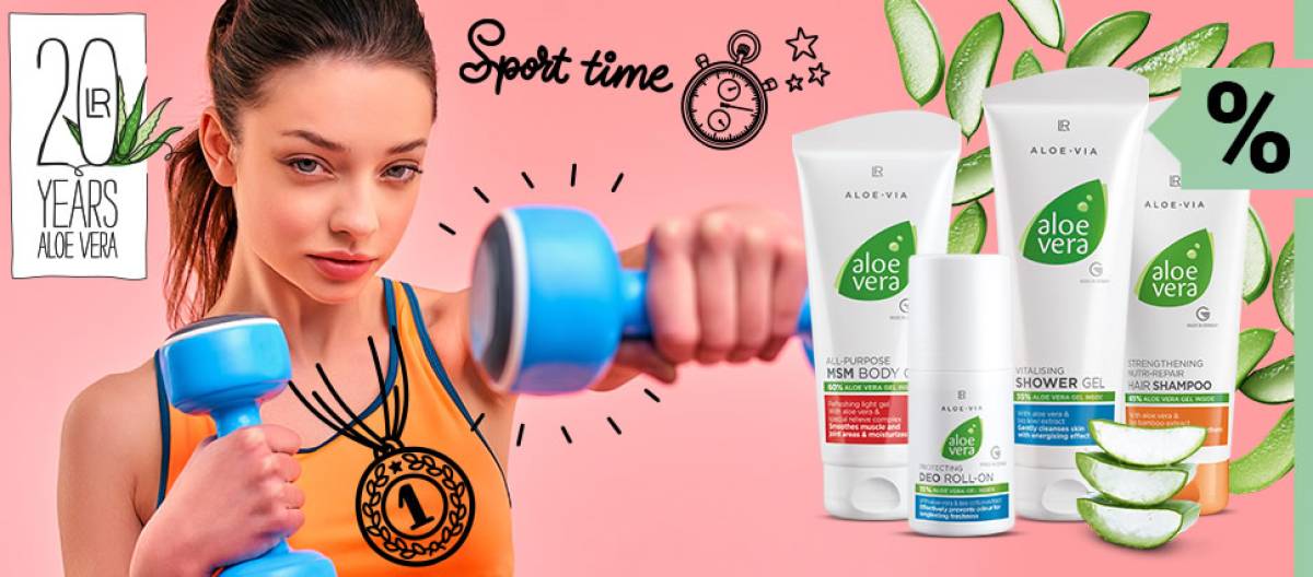 LR Спортен комплект за Пълноценна грижа за Косата и Тялото със силата на Алое Вера